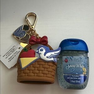 Disney Snow White PocketBac Hand Gel with Decorative Basket Keychain